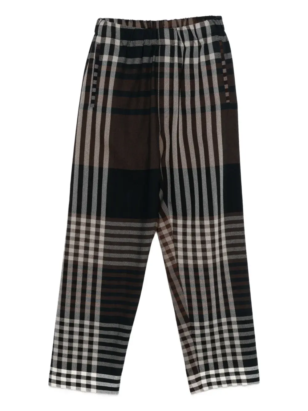 Клетчатые брюки с эластичным поясом Phisique Du Role, черный
Клетчатые брюки с эластичным поясом Phisique Du Role, черный