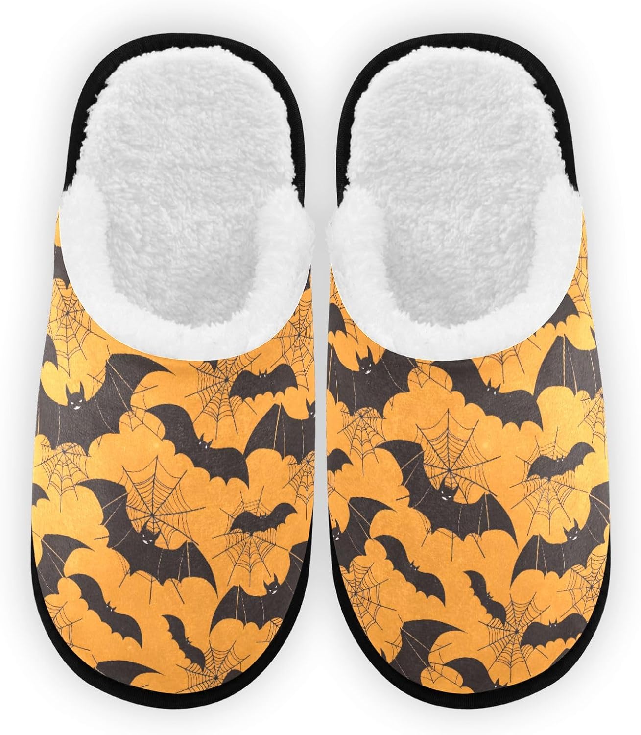 Тапочки для женщин и мужчин с узором летучих мышей и паутины на Хэллоуин, мягкие, для путешествий, отеля, спа или дома, нескользящие Zoeo, Multicolor
Тапочки для женщин и мужчин с узором летучих мышей и паутины на Хэллоуин, мягкие, для путешествий, отеля, спа или дома, нескользящие Zoeo, Multicolor