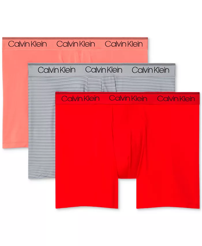 Мужские микростретч боксеры с влагоотведением, 3 шт Calvin Klein, красный
Мужские микростретч боксеры с влагоотведением, 3 шт Calvin Klein, красный