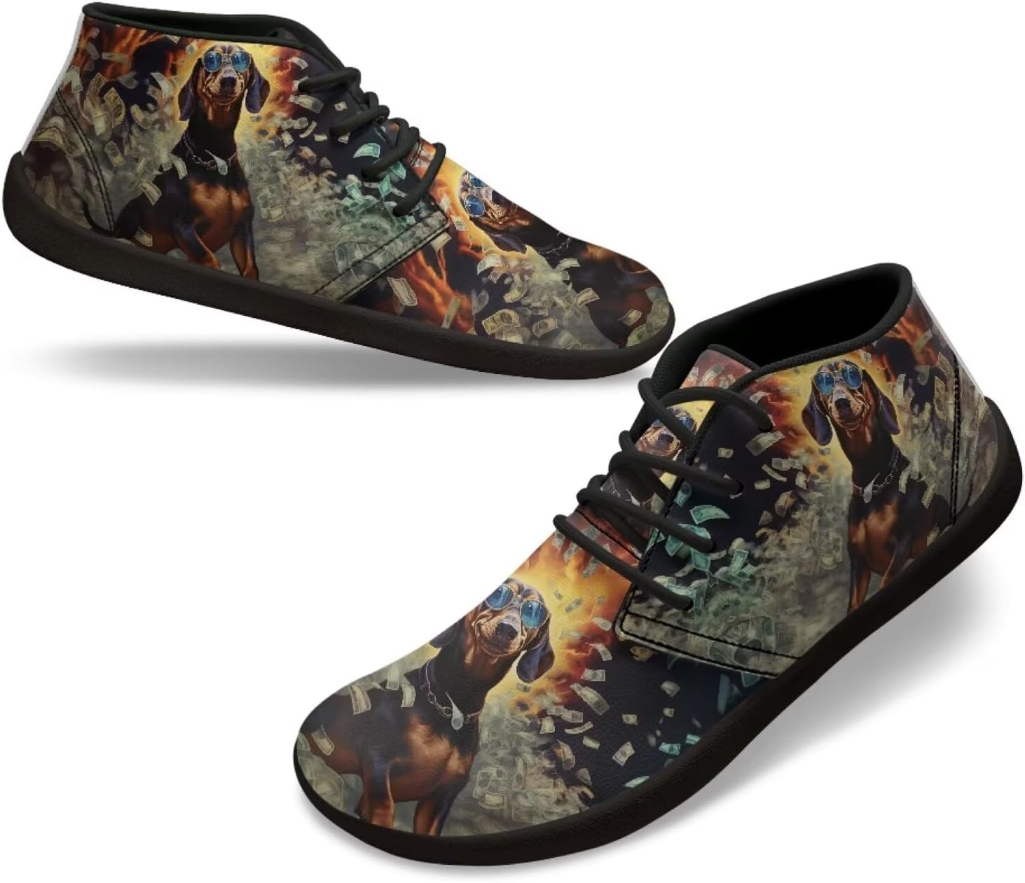 Мужские беговые кроссовки с широкой пяткой, без шнурков, противоскользящие, быстро сохнущие, с подошвой нулевого падения Xixirimido, Dachshund Banknote
Мужские беговые кроссовки с широкой пяткой, без шнурков, противоскользящие, быстро сохнущие, с подошвой нулевого падения Xixirimido, Dachshund Banknote