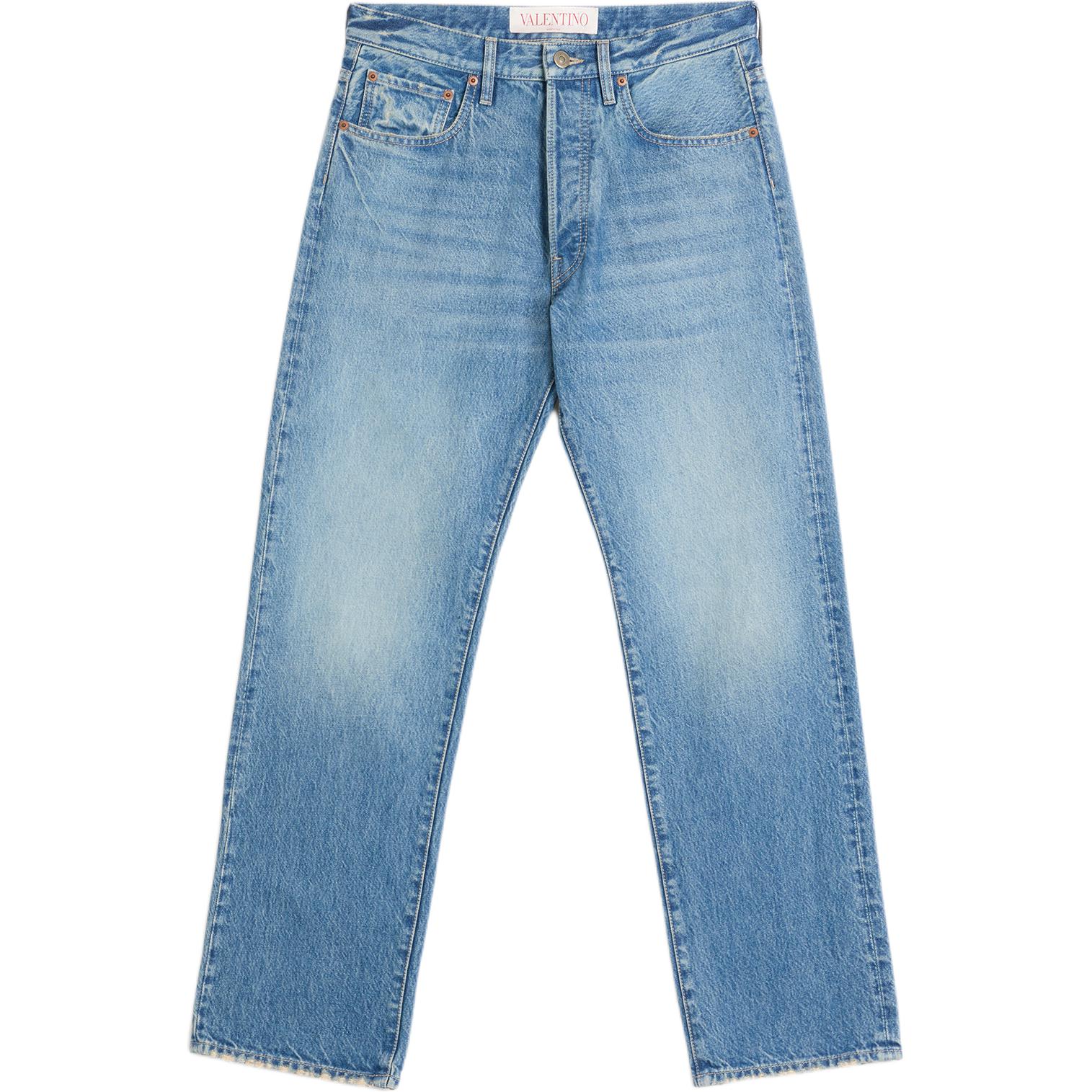 Джинсы прямого кроя Garavani с логотипом Valentino
Джинсы прямого кроя Garavani с логотипом Valentino