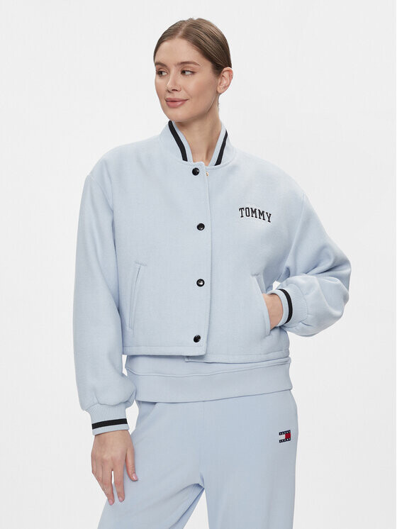 Бомбер свободного кроя Tommy Jeans, синий
Бомбер свободного кроя Tommy Jeans, синий