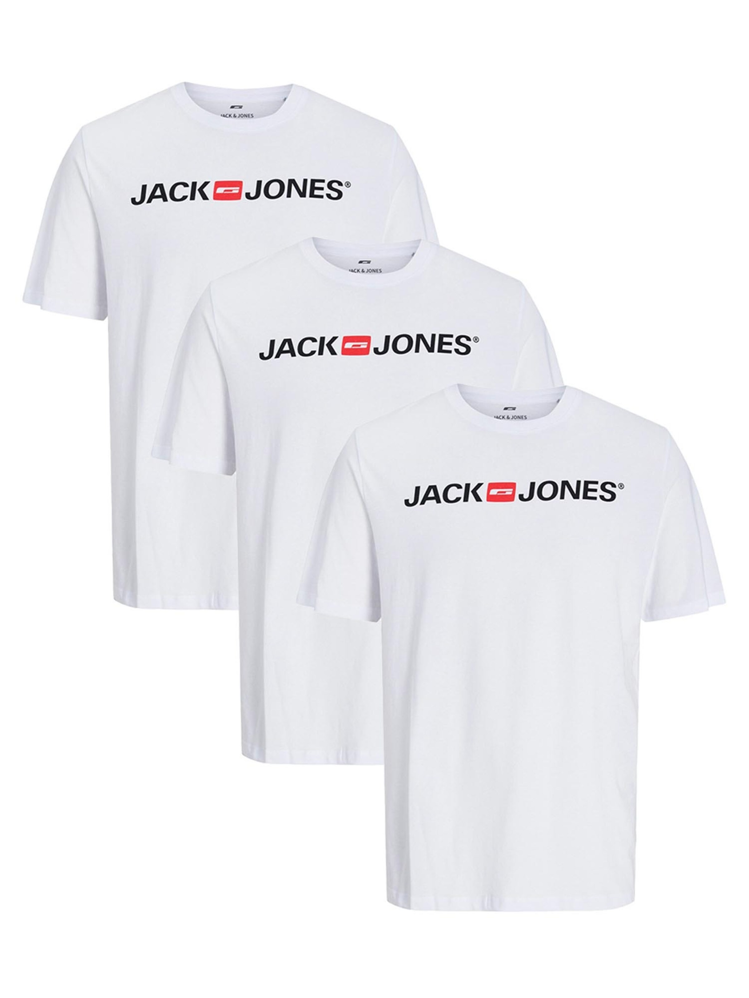 JACK & JONES Футболка 'Basic' в белом цвете
JACK & JONES Футболка 'Basic' в белом цвете