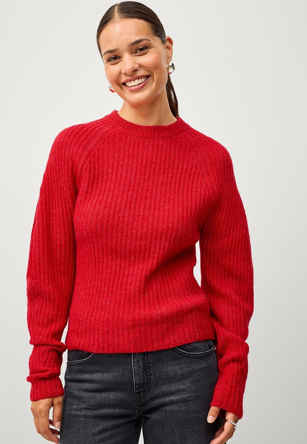 Джемпер Ellos Collection, красный 
Джемпер Ellos Collection, красный