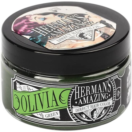 Hermans Amazing Полуперманентная краска для волос Оливия Грин 115 мл Herman's Amazing Hair Colour
Hermans Amazing Полуперманентная краска для волос Оливия Грин 115 мл Herman's Amazing Hair Colour