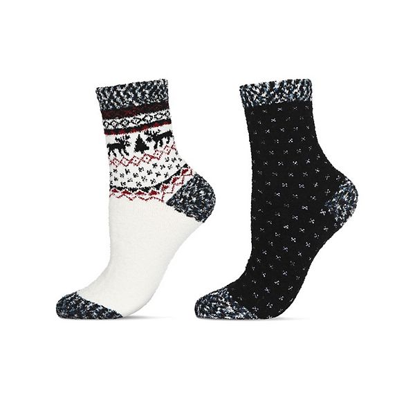 2 пары женских носков Fairisle Border Cloud Soft Crew Memoi, Black
2 пары женских носков Fairisle Border Cloud Soft Crew Memoi, Black
