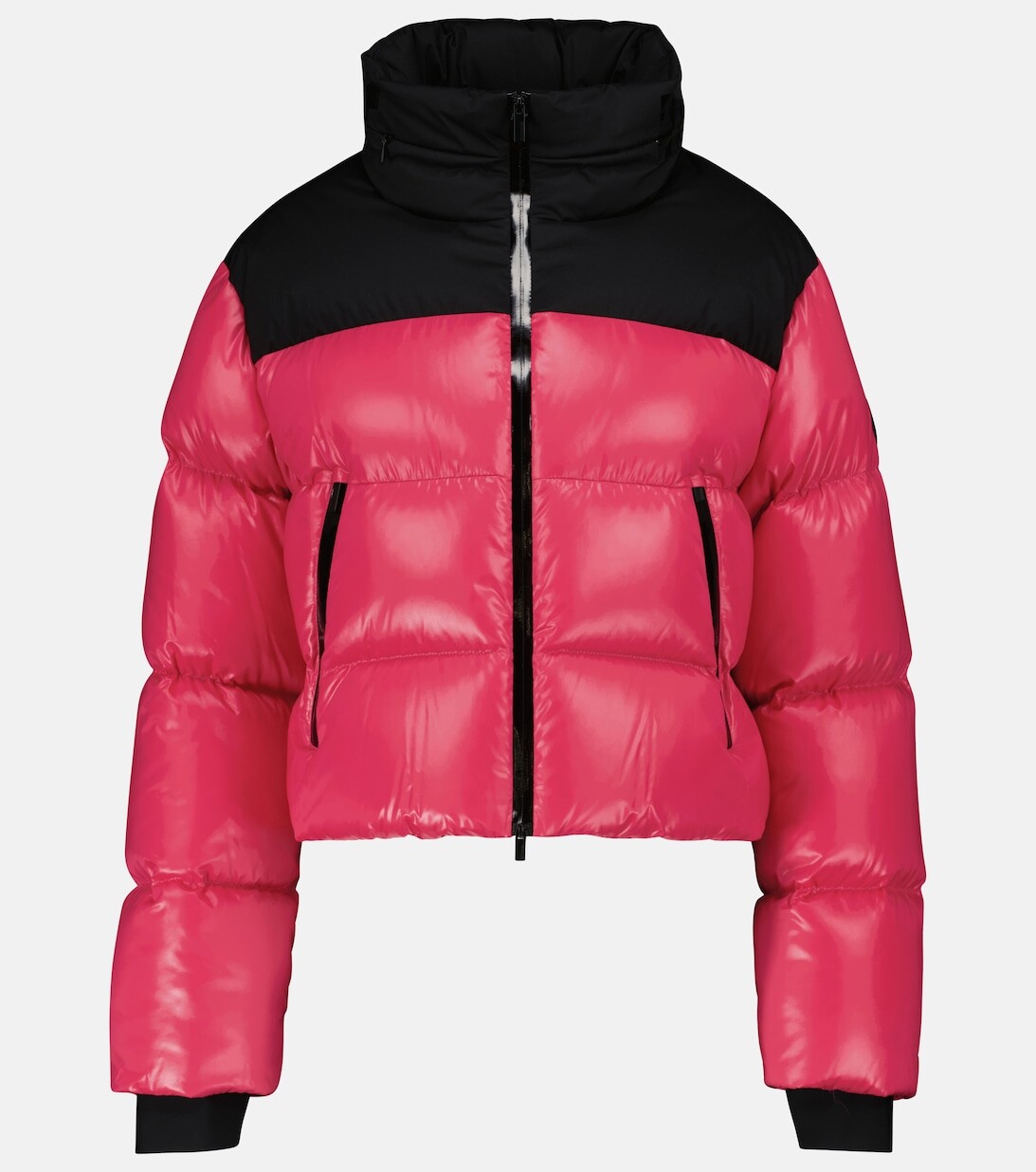Укороченный пуховик Jasione MONCLER, черный 
Укороченный пуховик Jasione MONCLER, черный