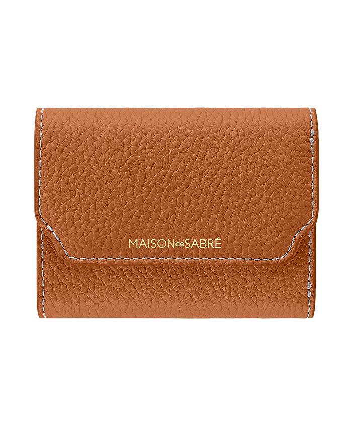 Кожаный трёхсекционный кошелёк MAISON de SABRÉ, коричневый
Кожаный трёхсекционный кошелёк MAISON de SABRÉ, коричневый