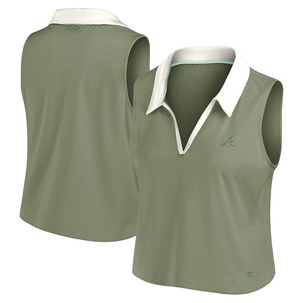 Женская майка-борцовка Atlanta Braves Studio Wellness с V-образным вырезом цвета оливковый Fanatics
Женская майка-борцовка Atlanta Braves Studio Wellness с V-образным вырезом цвета оливковый Fanatics