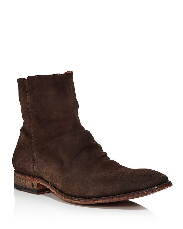 Мужские ботинки John Varvatos Morrison Sharpei с боковой молнией, коричневый 
Мужские ботинки John Varvatos Morrison Sharpei с боковой молнией, коричневый