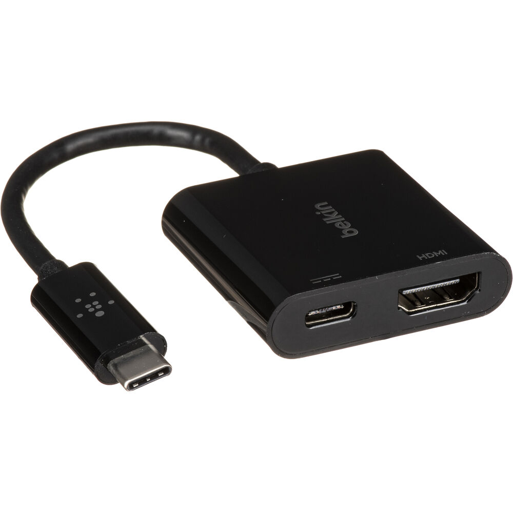 Belkin USB Type-C to HDMI Adapter with Power Delivery
Belkin USB Type-C to HDMI Adapter with Power Delivery