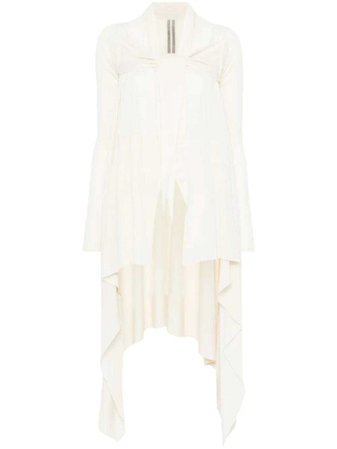 Пальто-халат Rick Owens с завязками, нейтральный 
Пальто-халат Rick Owens с завязками, нейтральный