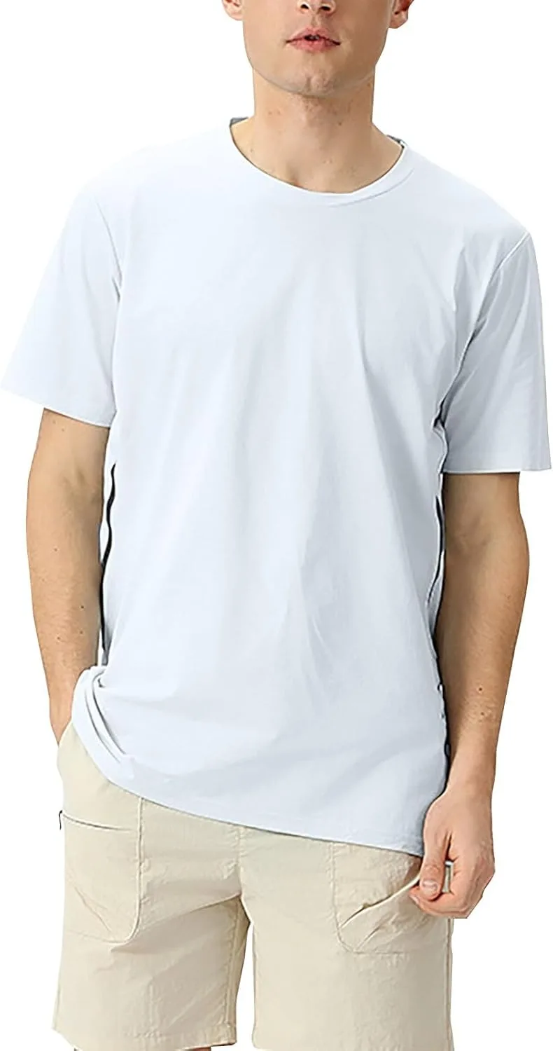 Мужская футболка с коротким рукавом Ice Silk для спорта и фитнеса
Мужская футболка с коротким рукавом Ice Silk для спорта и фитнеса