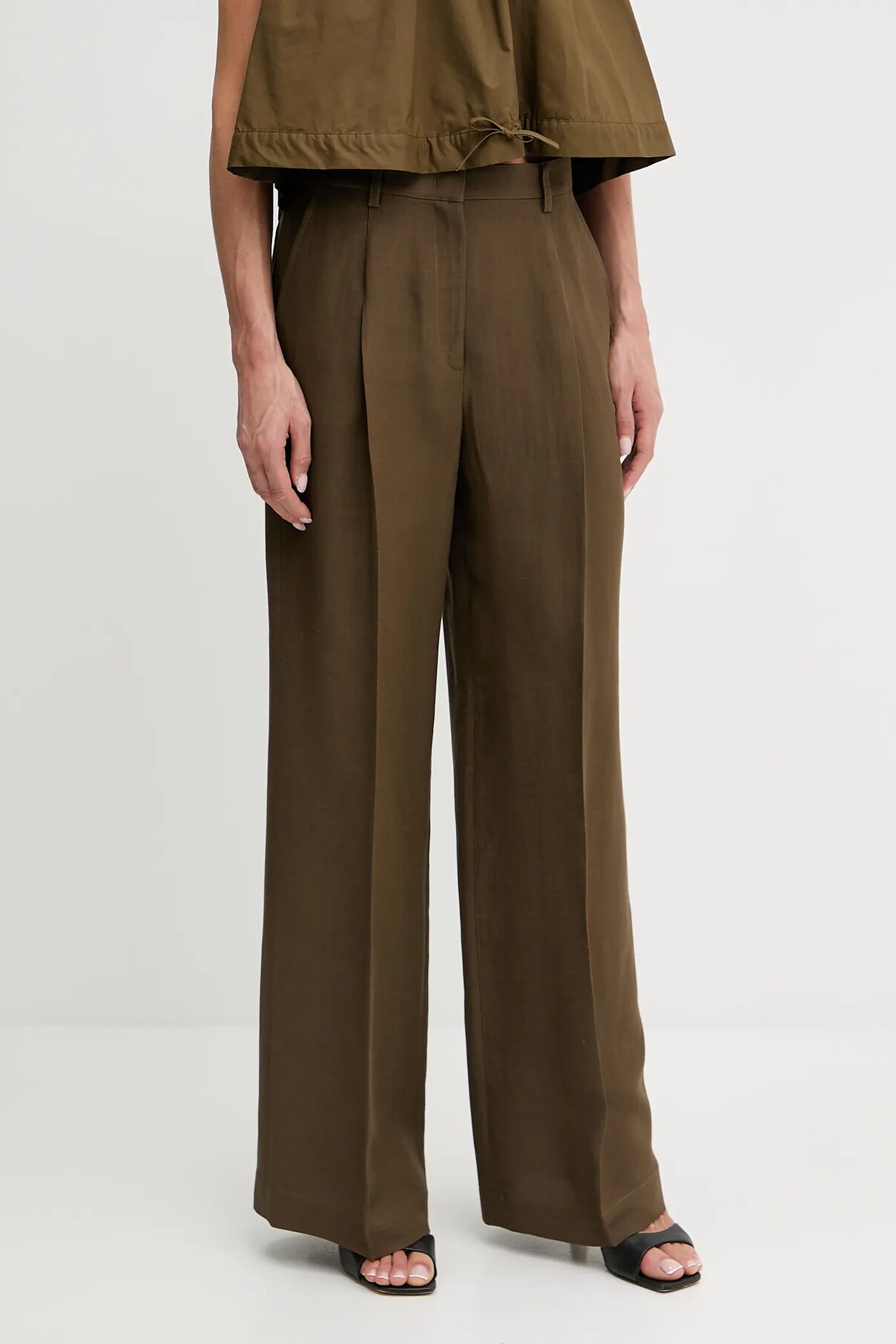 Брюки из смеси льна Pinko, коричневый
Брюки из смеси льна Pinko, коричневый