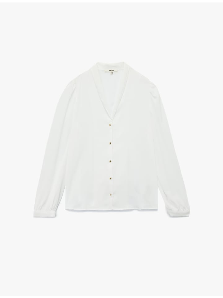 KOTON Рубашки с длинными рукавами серо-белого цвета
KOTON Рубашки с длинными рукавами серо-белого цвета