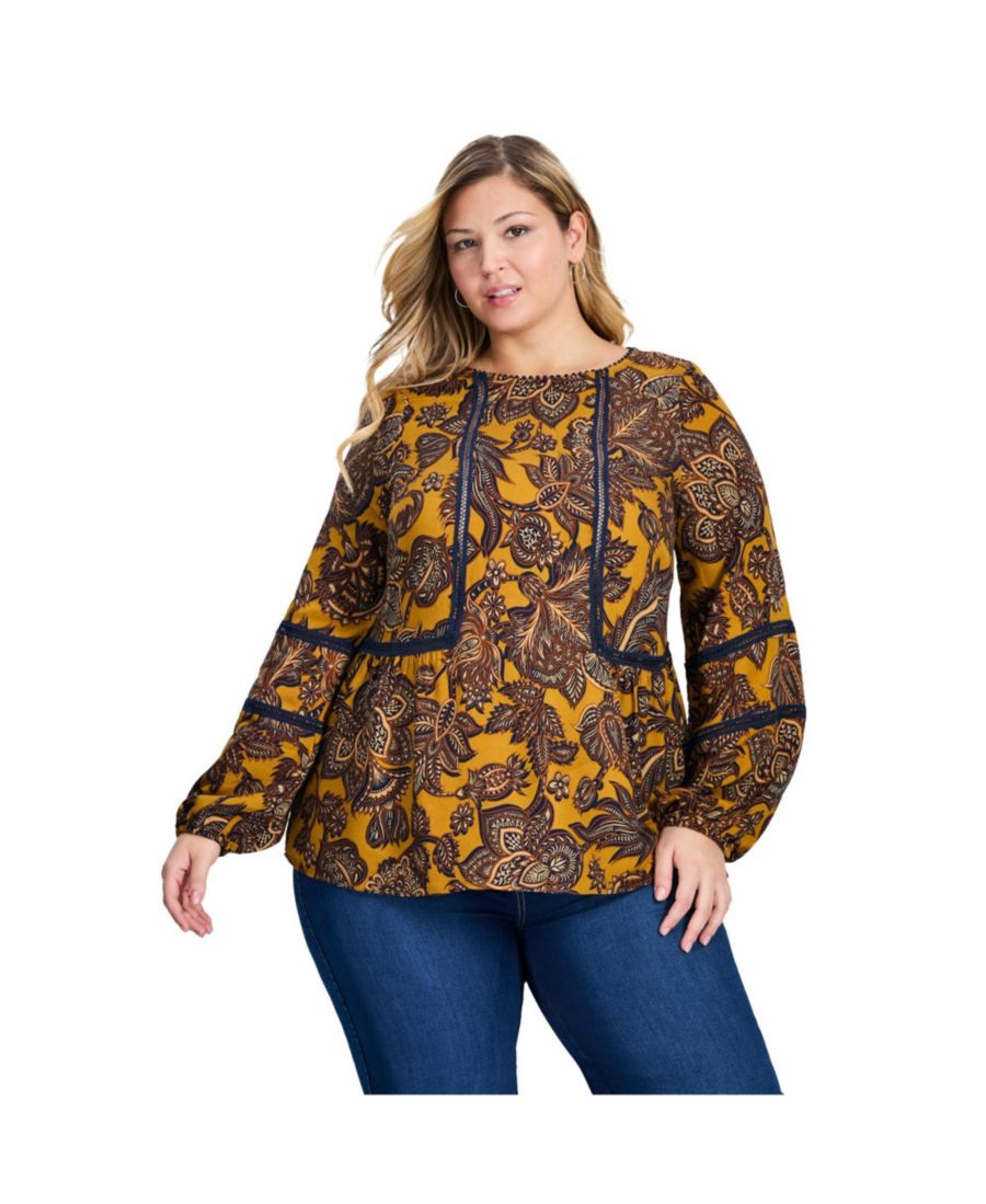 Женская блузка Bridget с кружевной отделкой AVENUE, Fall fever
Женская блузка Bridget с кружевной отделкой AVENUE, Fall fever