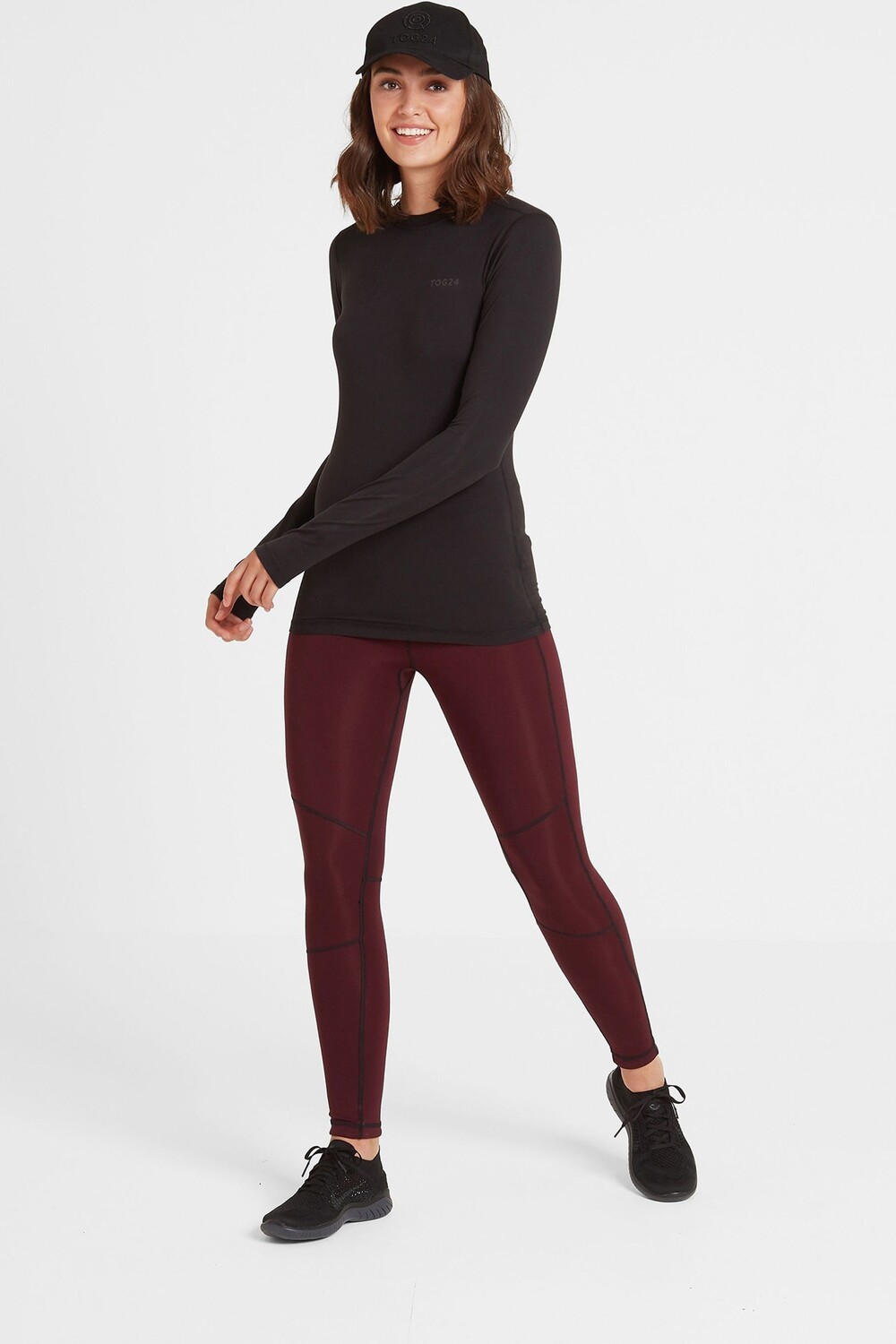 Термофутболка Snowdon с застежкой на шее Tog 24, черный 
Термофутболка Snowdon с застежкой на шее Tog 24, черный