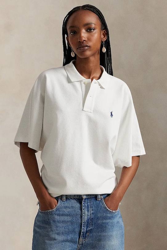 Хлопковое поло Polo Ralph Lauren, белый
Хлопковое поло Polo Ralph Lauren, белый