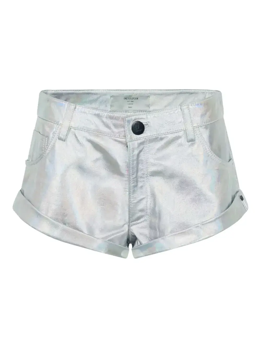 Кожаные шорты с подворотами One Teaspoon, серебристый
Кожаные шорты с подворотами One Teaspoon, серебристый