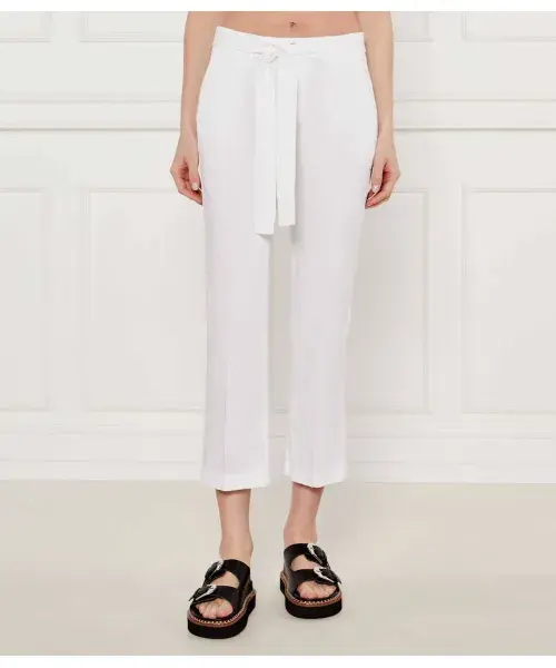 Гламурные брюки с поясом Regular fit Liu Jo, белый
Гламурные брюки с поясом Regular fit Liu Jo, белый