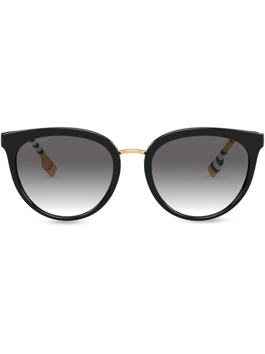 Burberry Eyewear солнцезащитные очки в оправе с клетчатыми дужками, черный
Burberry Eyewear солнцезащитные очки в оправе с клетчатыми дужками, черный