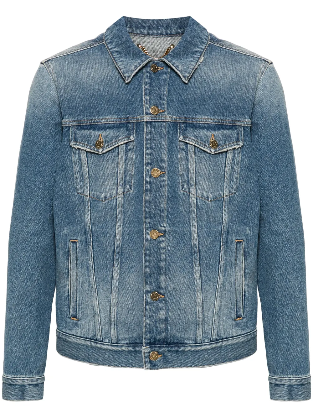 Джинсовая куртка с эффектом потертости GOLDEN GOOSE, синий
Джинсовая куртка с эффектом потертости GOLDEN GOOSE, синий