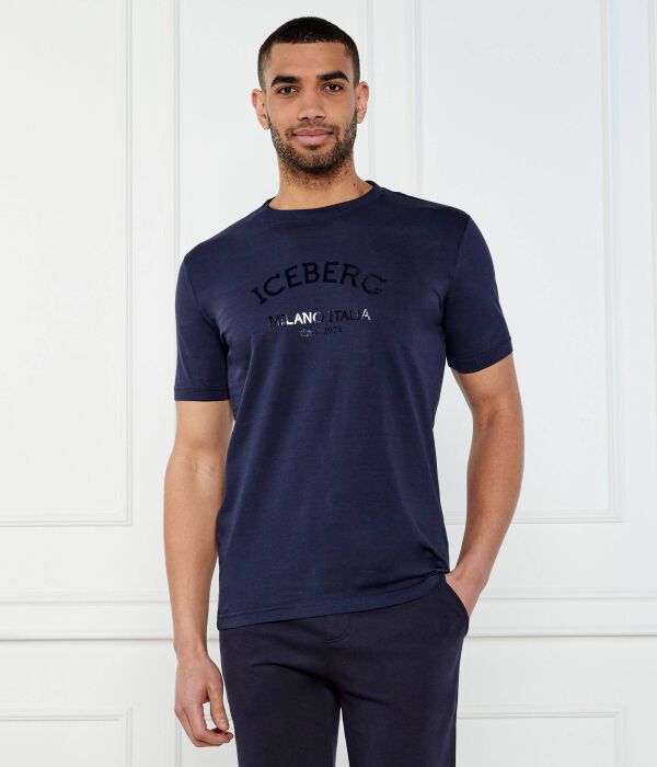 Футболки Regular fit Iceberg, синий 
Футболки Regular fit Iceberg, синий