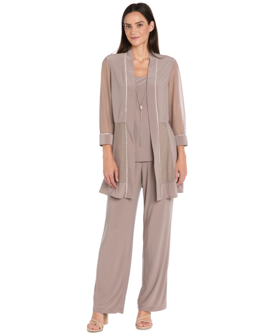 Женский многослойный комплект: топ и брюки R & M Richards, Mocha
Женский многослойный комплект: топ и брюки R & M Richards, Mocha