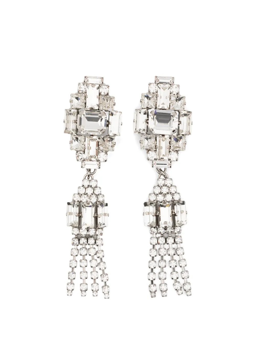 Серьги-бижутерия с кисточками Alessandra Rich, серебряный
Серьги-бижутерия с кисточками Alessandra Rich, серебряный