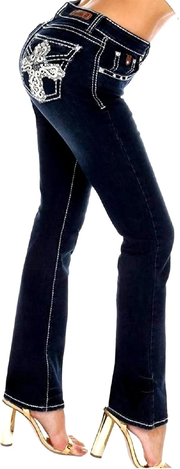 Женские рваные джинсы Bootcut Mid Rise с эффектом винтаж и стразами на карманах S96-PB SEXY COUTURE
Женские рваные джинсы Bootcut Mid Rise с эффектом винтаж и стразами на карманах S96-PB SEXY COUTURE