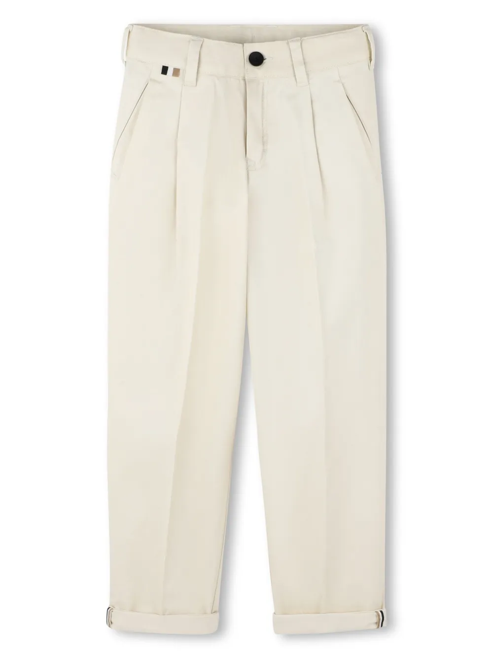 Брюки со складками BOSS Kidswear, нейтральный 
Брюки со складками BOSS Kidswear, нейтральный