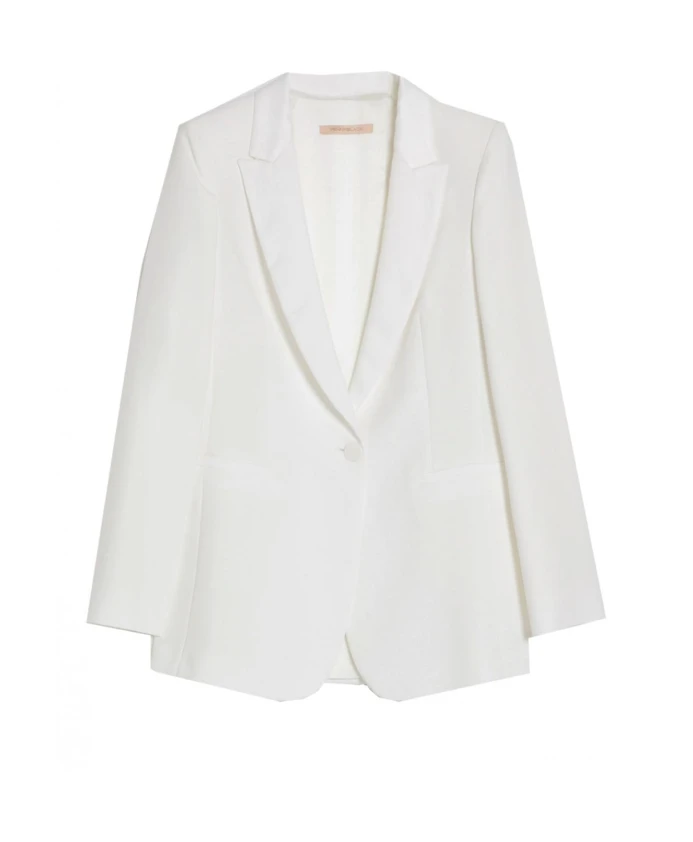 Элегантный пиджак из полиэстера Pennyblack, белый
Элегантный пиджак из полиэстера Pennyblack, белый