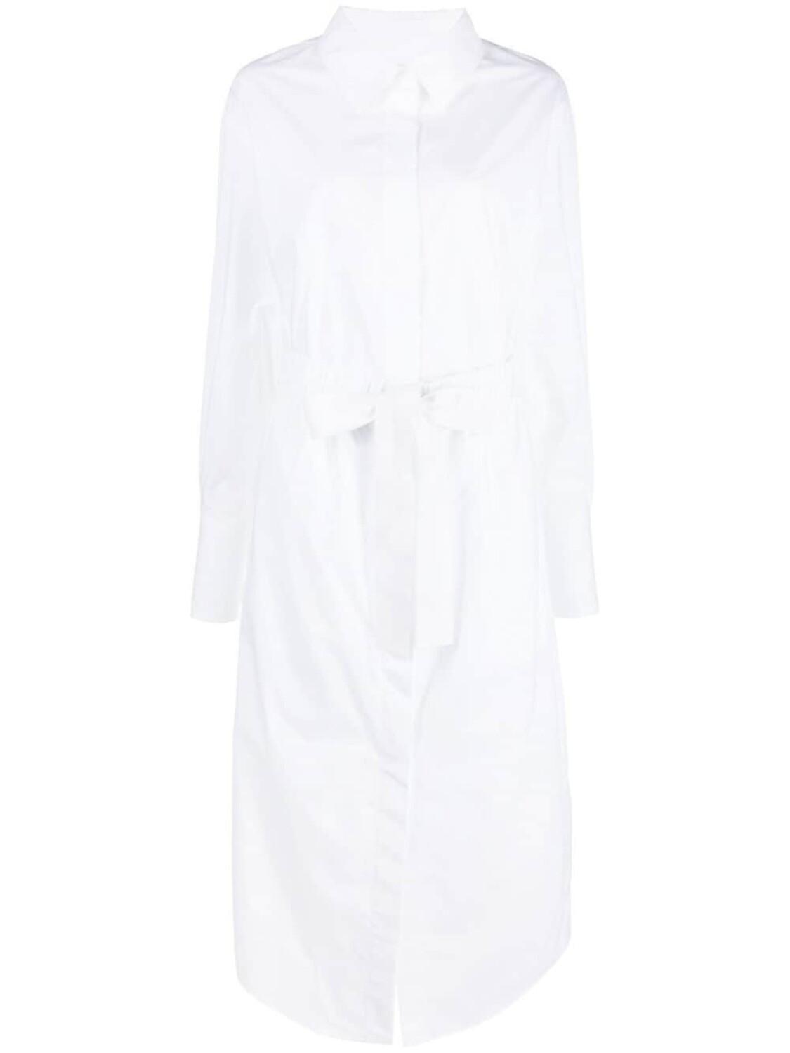 Длинное платье-рубашка с поясом Patou, белый
Длинное платье-рубашка с поясом Patou, белый