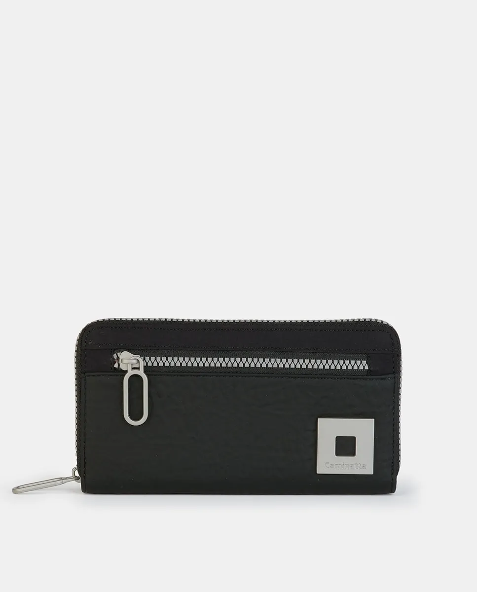 Кошелек на молнии Caminatta, черный
Кошелек на молнии Caminatta, черный