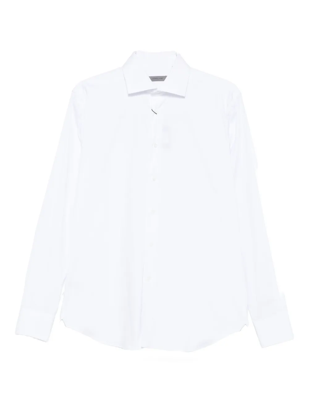 Рубашка с длинными рукавами и застежкой на пуговицы Corneliani, белый 
Рубашка с длинными рукавами и застежкой на пуговицы Corneliani, белый