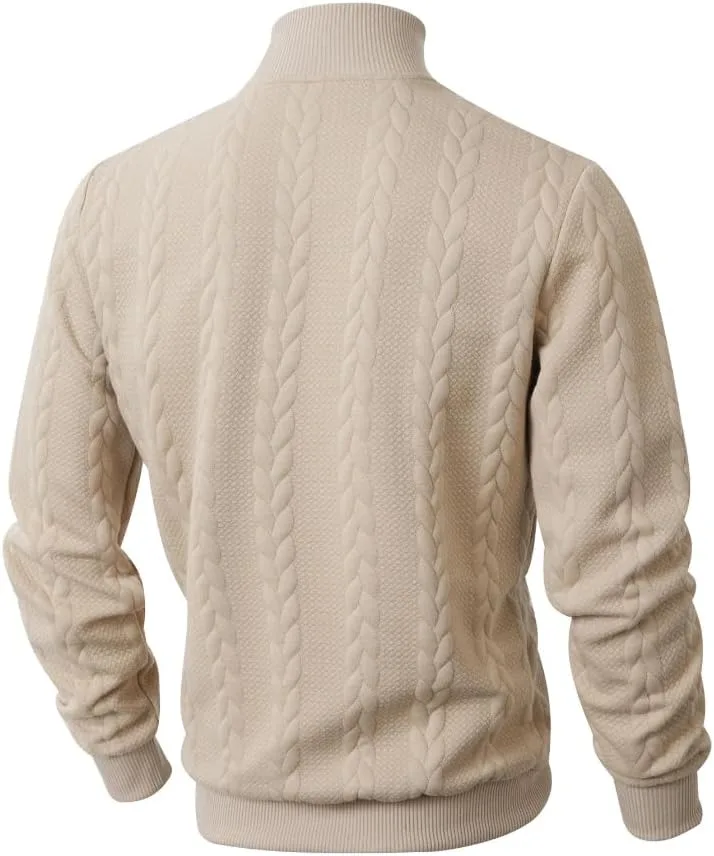 Мужской джемпер с высоким воротником, вязаный из шерсти TOVPAO
Мужской джемпер с высоким воротником, вязаный из шерсти TOVPAO