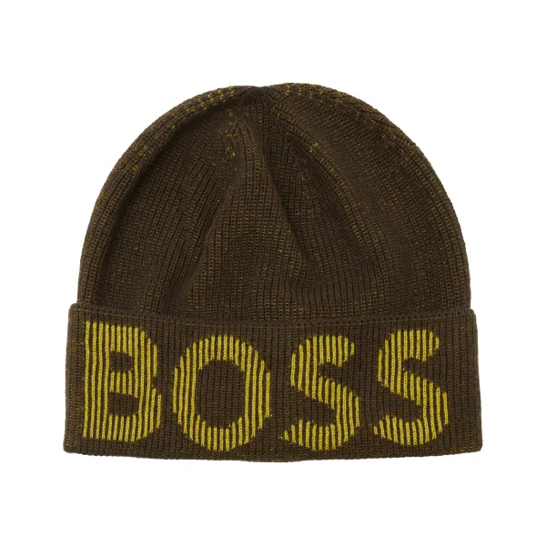 Ламическая шапка с добавлением шерсти Boss, хаки
Ламическая шапка с добавлением шерсти Boss, хаки