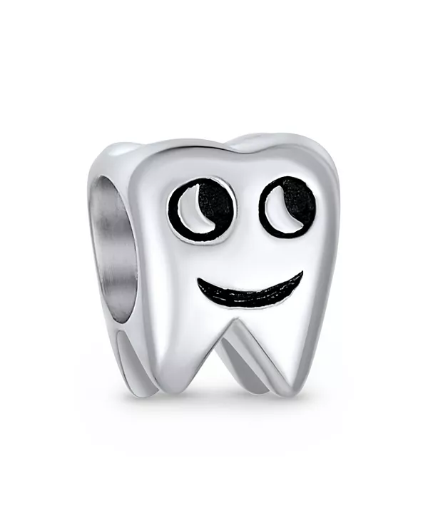 Бусина-Подвеска «Улыбающаяся зубная фея» из окисленного стерлингового серебра для европейского браслета Bling Jewelry, silver
Бусина-Подвеска «Улыбающаяся зубная фея» из окисленного стерлингового серебра для европейского браслета Bling Jewelry, silver