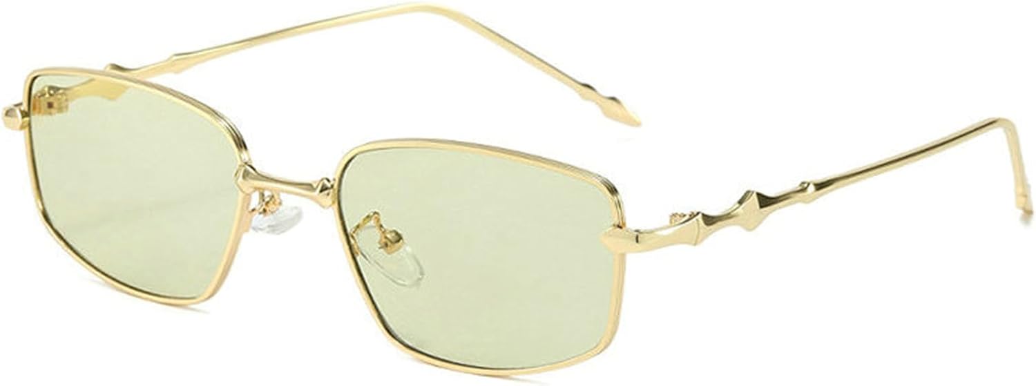 Винтажные солнцезащитные очки Helena маленького прямоугольного размера для женщин и мужчин, в стиле ретро, с квадратной металлической оправой, необычной формой дужек, в стиле панк, S67, Green
Винтажные солнцезащитные очки Helena маленького прямоугольного размера для женщин и мужчин, в стиле ретро, с квадратной металлической оправой, необычной формой дужек, в стиле панк, S67, Green