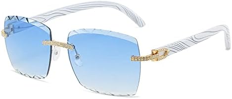 Солнцезащитные очки с алмазной огранкой для женщин, без оправы, с кристальными блестками, женские солнцезащитные очки с градиентным переходом цвета для мужчин MTZJH, C05 Gold Blue
Солнцезащитные очки с алмазной огранкой для женщин, без оправы, с кристальными блестками, женские солнцезащитные очки с градиентным переходом цвета для мужчин MTZJH, C05 Gold Blue