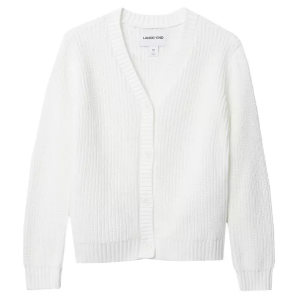 Детский вязаный кардиган на пуговицах для девочек 2-16 лет, обычные и plus размеры Lands' End, белый
Детский вязаный кардиган на пуговицах для девочек 2-16 лет, обычные и plus размеры Lands' End, белый