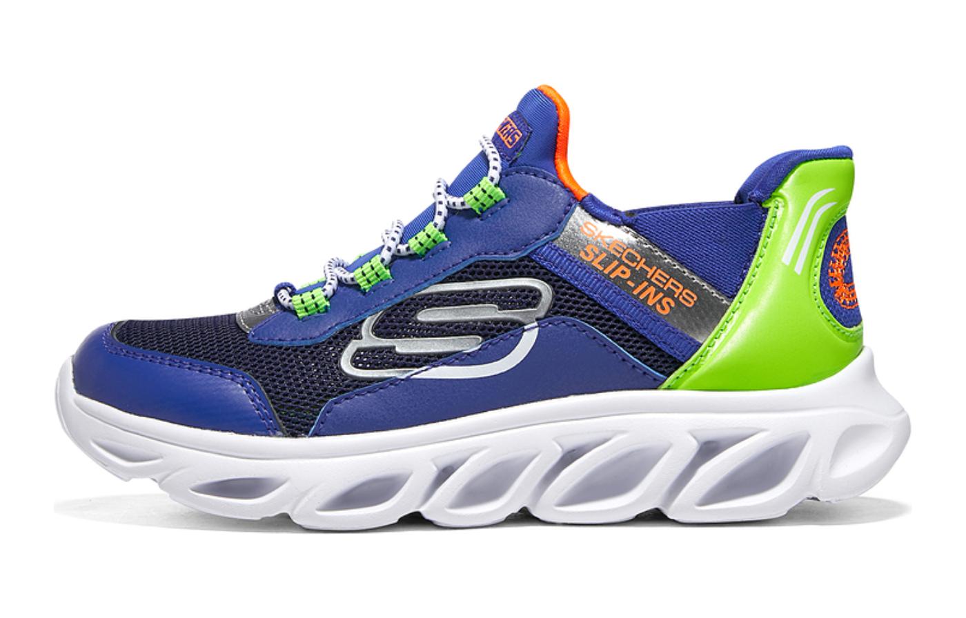 Беспроводные слипоны с амортизацией RS, износостойкие низкие повседневные детские кроссовки синие подростковые Skechers 
Беспроводные слипоны с амортизацией RS, износостойкие низкие повседневные детские кроссовки синие подростковые Skechers