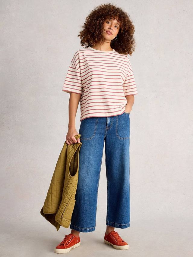 Футболка Katya Stripe из органического хлопка White Stuff, Ivory/Multi
Футболка Katya Stripe из органического хлопка White Stuff, Ivory/Multi