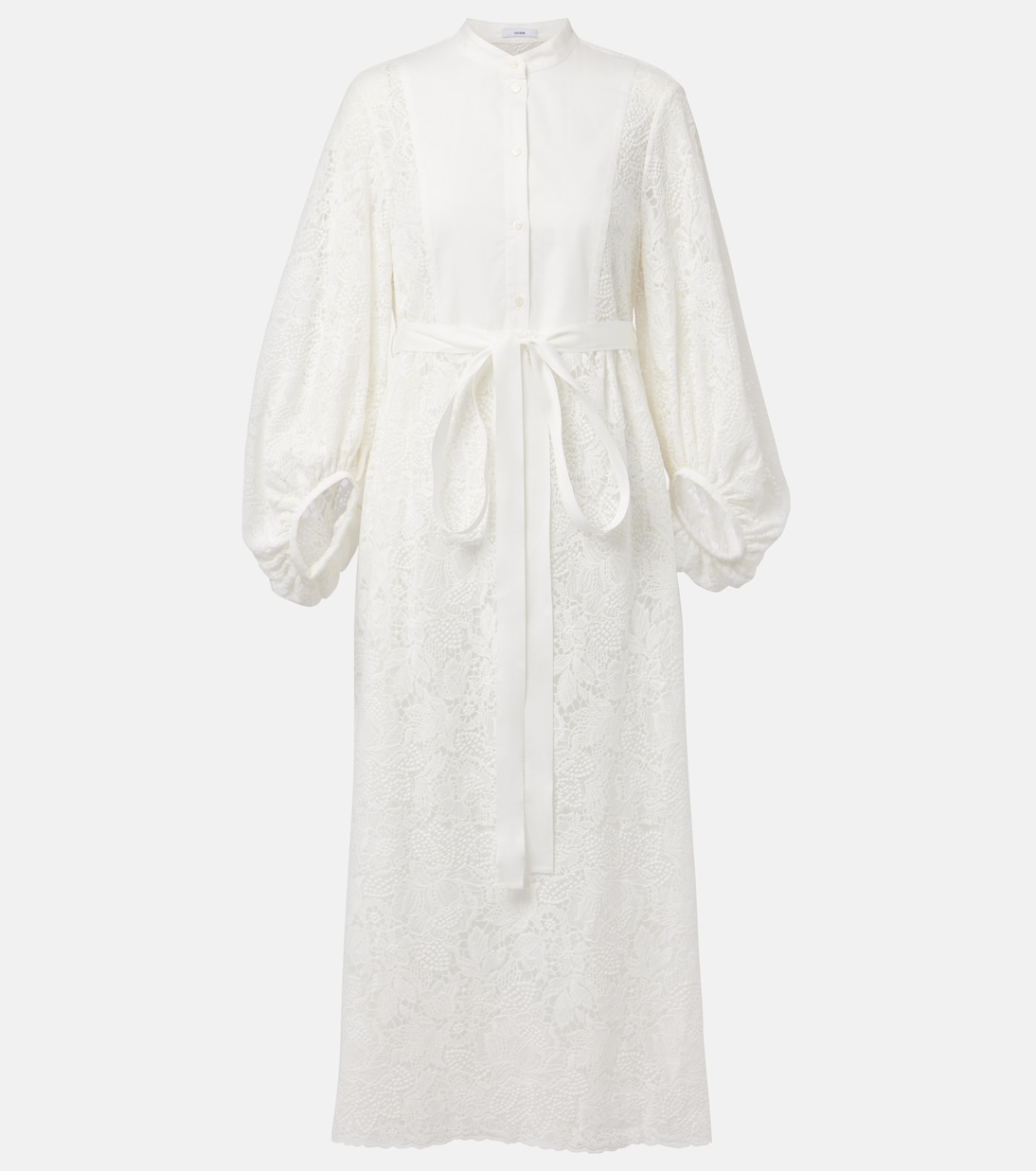 Вышитое хлопковое кружевное платье миди Erdem, слоновая кость
Вышитое хлопковое кружевное платье миди Erdem, слоновая кость