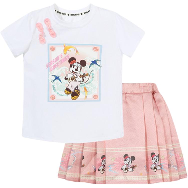 Детский комплект с юбкой для детей 3-7 лет Disney, персиковый
Детский комплект с юбкой для детей 3-7 лет Disney, персиковый