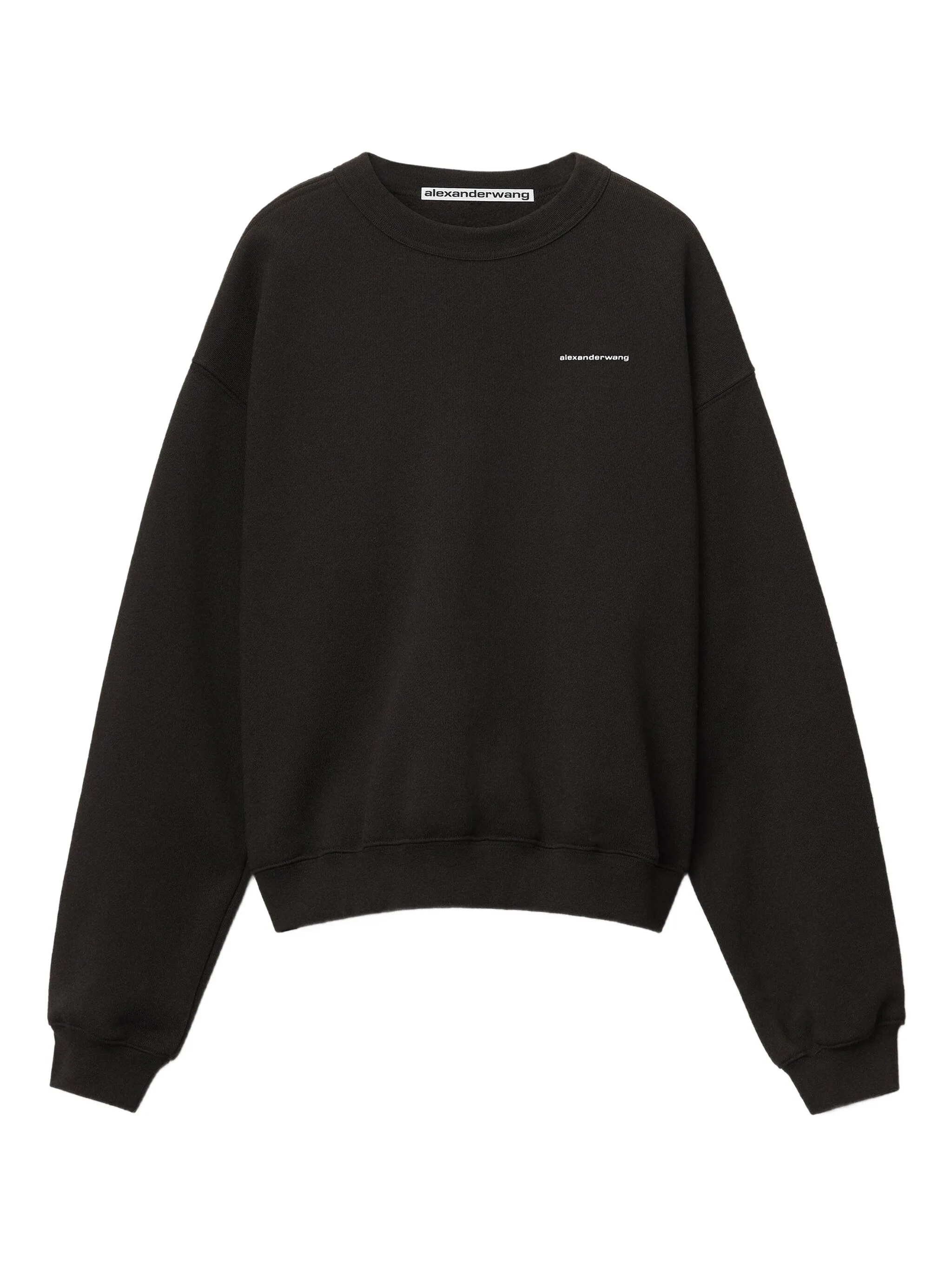 Свитер с логотипом Alexander Wang, черный
Свитер с логотипом Alexander Wang, черный