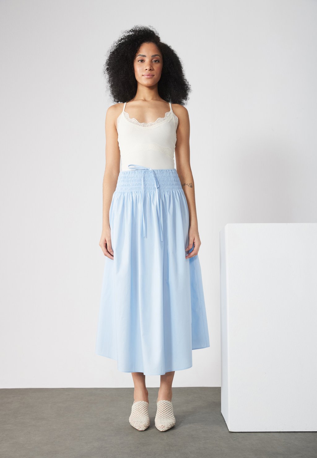 Юбка А-силуэта Anna Field, светло-голубой
Юбка А-силуэта Anna Field, светло-голубой