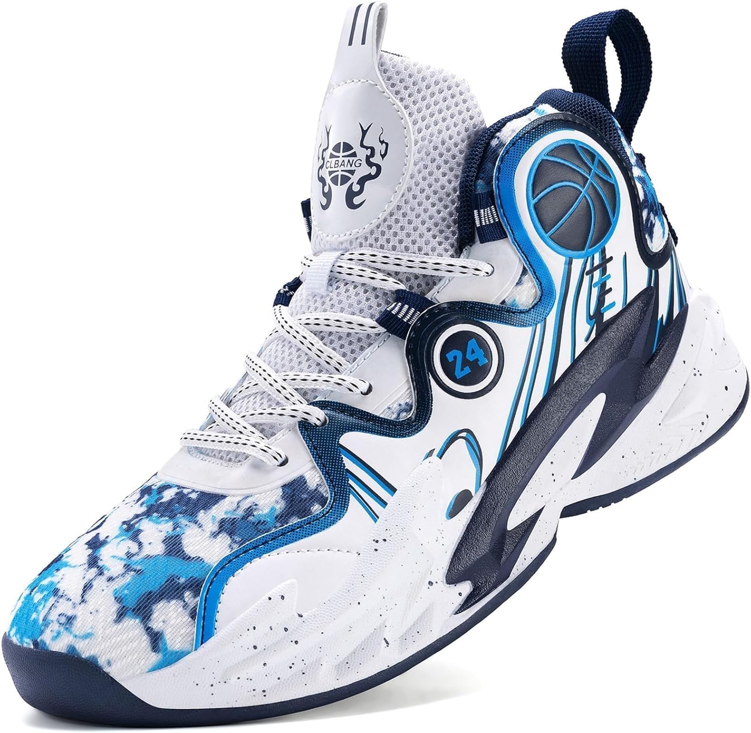 Мужские баскетбольные кроссовки Moodeng, противоскользящие, дышащие, для бега, модные кроссовки, легкие, для занятий на улице и в спортзале, голубой
Мужские баскетбольные кроссовки Moodeng, противоскользящие, дышащие, для бега, модные кроссовки, легкие, для занятий на улице и в спортзале, голубой