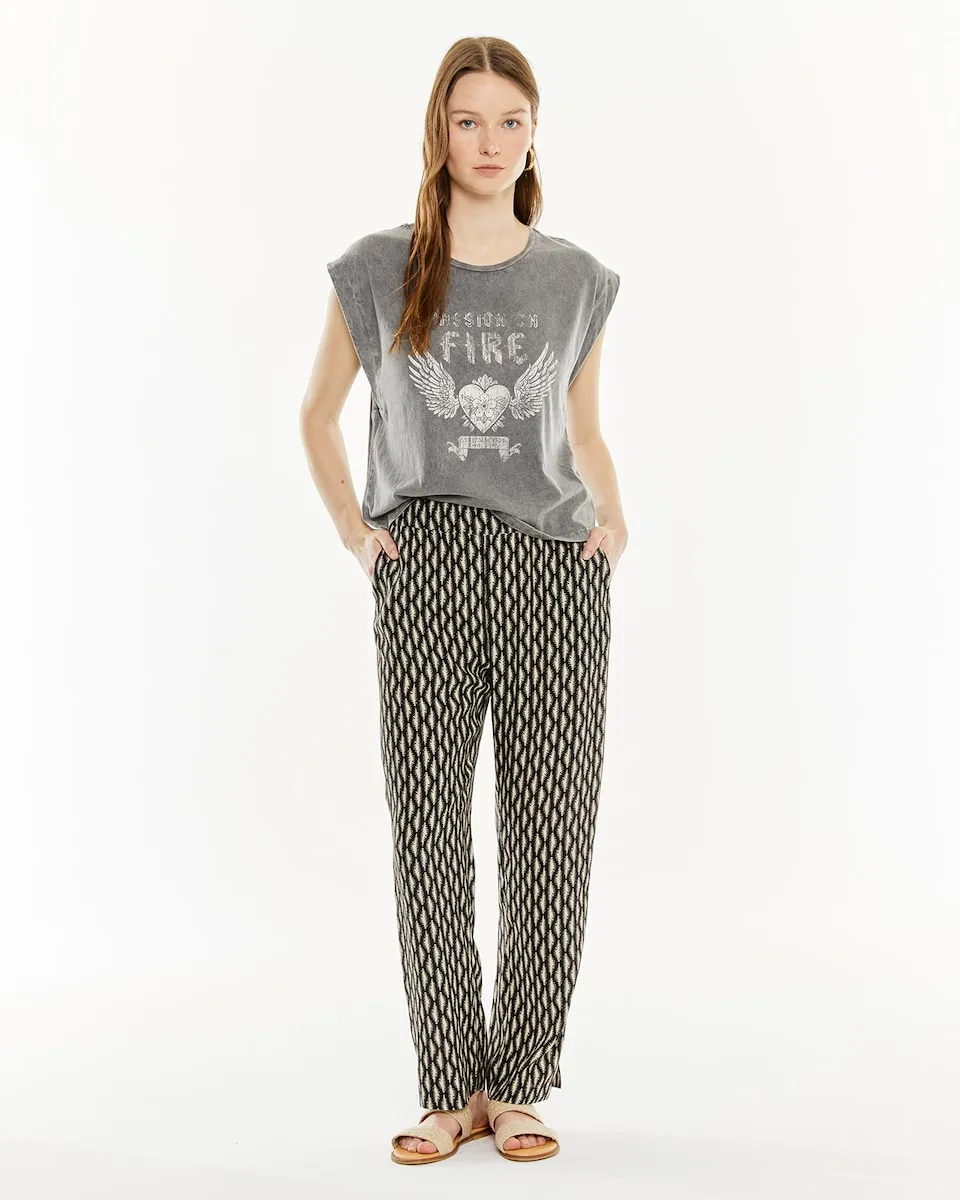 Женские брюки с резинкой на спине и боковой отделкой System Action, черный
Женские брюки с резинкой на спине и боковой отделкой System Action, черный