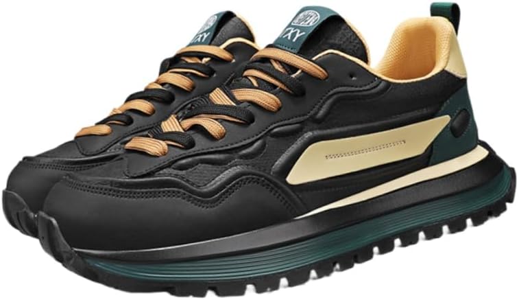 Мужские дышащие повседневные спортивные кроссовки с противоскользящей резиновой подошвой и удобной мягкой подкладкой. Подходят для ходьбы и тренировок Clolinde, черный
Мужские дышащие повседневные спортивные кроссовки с противоскользящей резиновой подошвой и удобной мягкой подкладкой. Подходят для ходьбы и тренировок Clolinde, черный